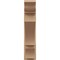 Ekena Millwork 7 1/2-in W x 28-in D x 32-in H Balboa Trad Rough Cedar Woodgrain TimberThane Outlooker, Primed Tan OUTUR075X28X32BOA04RCPR - alternate 4